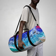 Load image into Gallery viewer, Rainbow Wave Duffel Bag
