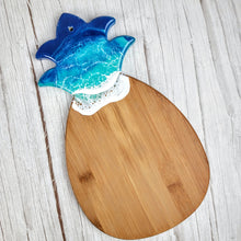 Load image into Gallery viewer, Pineapple Wave Serving Board - Blue
