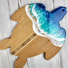 Load image into Gallery viewer, Turtle Wave Serving Board - Blue
