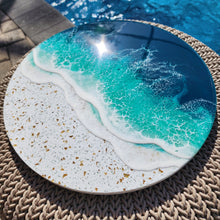 Load image into Gallery viewer, Terrazzo &amp; Turquoise Lazy Susan
