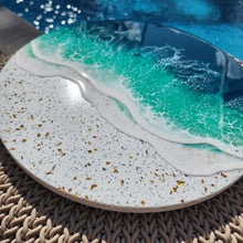 Load image into Gallery viewer, Terrazzo &amp; Turquoise Lazy Susan
