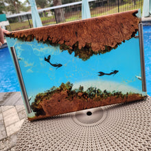 Load image into Gallery viewer, Maple Burl Mermaid Tray
