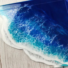 Load image into Gallery viewer, Ocean Wave Acrylic Tray with Gold Handles
