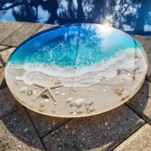 Load image into Gallery viewer, Blue Gulf Coast Beach Lazy Susan
