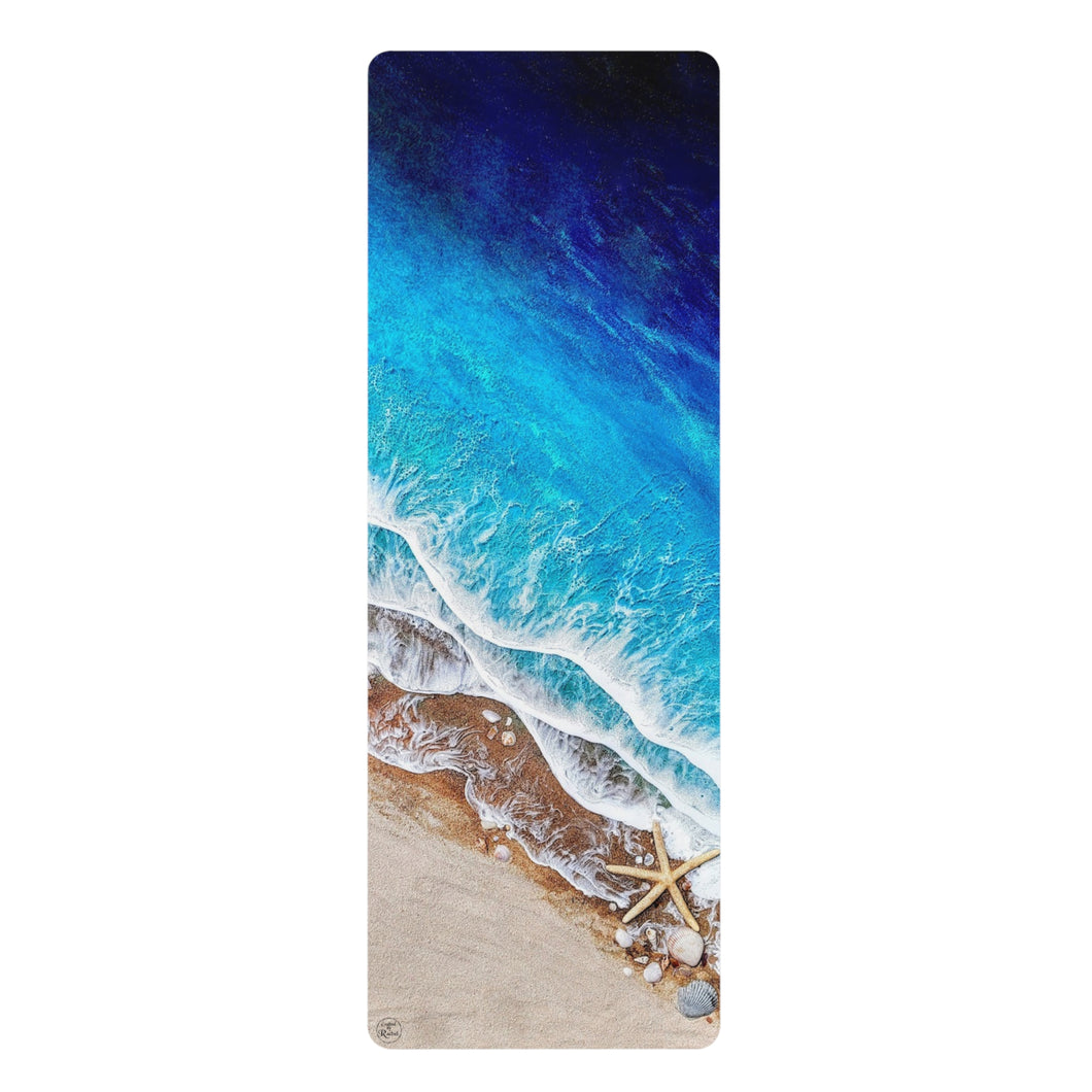 Beach Wave Rubber Yoga Mat