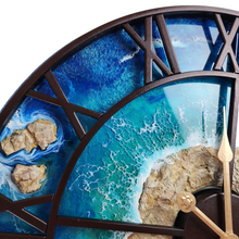 Load image into Gallery viewer, Deep Blue Island Clock
