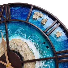 Load image into Gallery viewer, Deep Blue Island Clock
