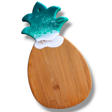 Load image into Gallery viewer, Pineapple Wave Serving Board - Turquoise
