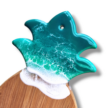 Load image into Gallery viewer, Pineapple Wave Serving Board - Turquoise
