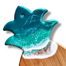 Load image into Gallery viewer, Pineapple Wave Serving Board - Turquoise
