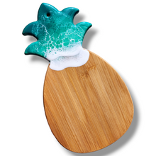 Load image into Gallery viewer, Pineapple Wave Serving Board - Turquoise
