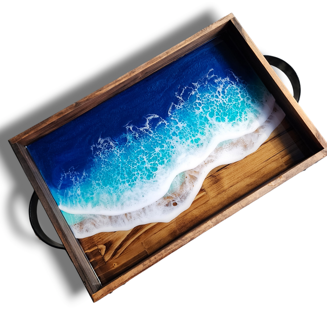 Tropical Blue Wave Tray