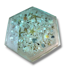 Load image into Gallery viewer, Ocean Floor Hexagonal Lazy Susan
