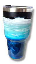 Load image into Gallery viewer, 20oz. Blue &amp; White Tumbler
