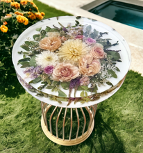 Load image into Gallery viewer, Garden Bouquet Birdcage Table
