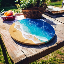 Load image into Gallery viewer, Tropical Wave Lazy Susan
