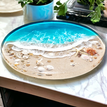 Load image into Gallery viewer, Turquoise Gulf Coast Beach Lazy Susan
