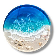 Load image into Gallery viewer, Blue Gulf Coast Beach Lazy Susan
