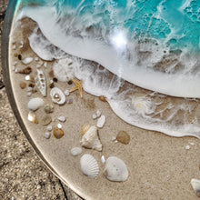 Load image into Gallery viewer, Turquoise Gulf Coast Beach Lazy Susan
