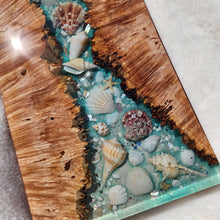 Load image into Gallery viewer, Coastal Treasures Serving Board
