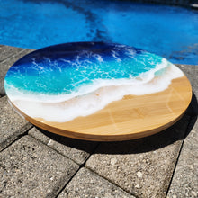 Load image into Gallery viewer, Tropical Waves Lazy Susan
