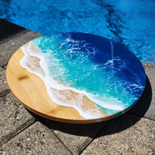 Load image into Gallery viewer, Tropical Wave Lazy Susan
