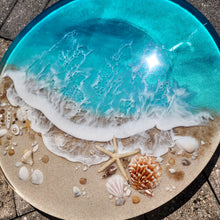 Load image into Gallery viewer, Turquoise Gulf Coast Beach Lazy Susan
