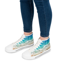 Load image into Gallery viewer, Tropical Beach Women&#39;s High Top Sneakers
