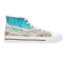 Load image into Gallery viewer, Tropical Beach Women&#39;s High Top Sneakers
