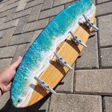 Load image into Gallery viewer, Made-to-Order Surfboard Wave Towel Rack
