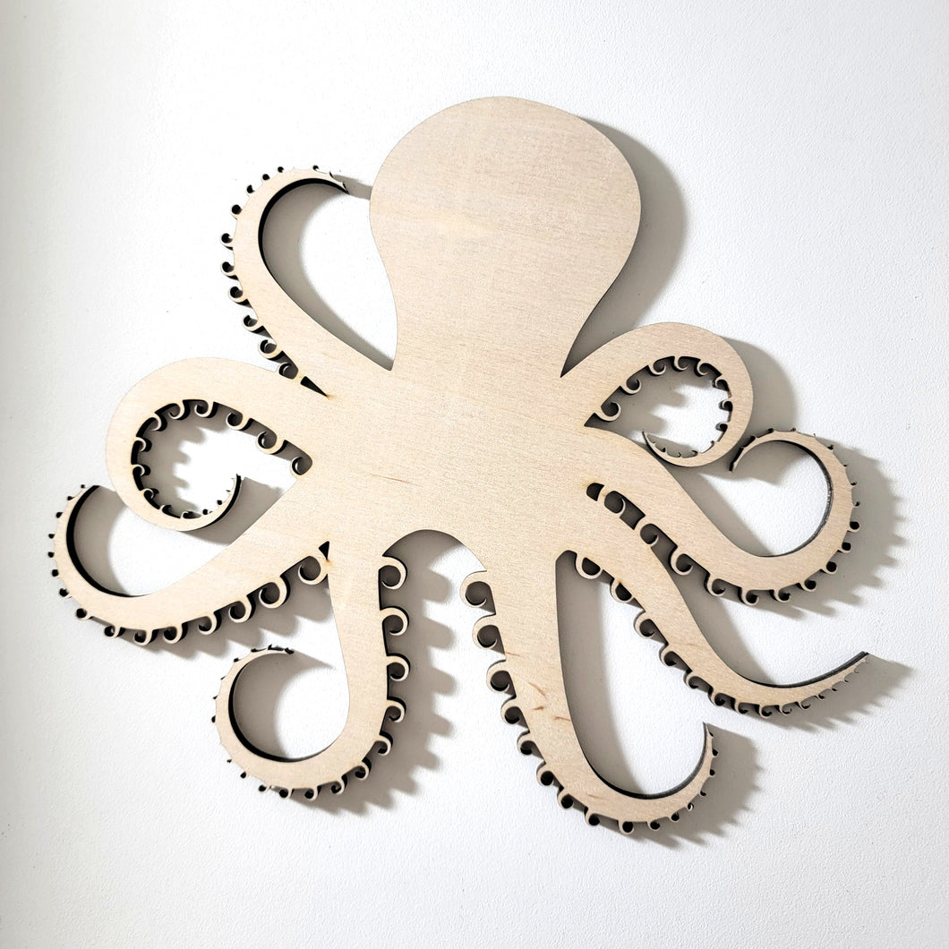 Octopus Birch Wood Blank