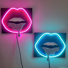 Load image into Gallery viewer, Custom Neon Lips 9x11 - Made-to-Order
