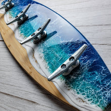 Load image into Gallery viewer, Made-to-Order Surfboard Wave Towel Rack
