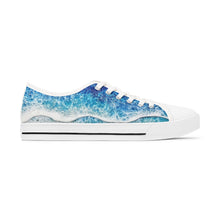 Load image into Gallery viewer, Blue Wave Women&#39;s Low Top Sneakers
