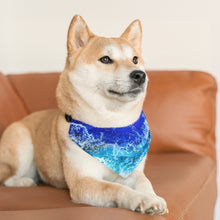 Load image into Gallery viewer, Sunset Wave Pet Bandana Collar
