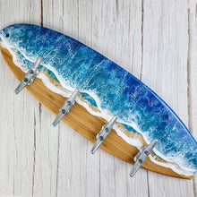 Load image into Gallery viewer, Made-to-Order Surfboard Wave Towel Rack
