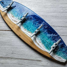 Load image into Gallery viewer, Made-to-Order Surfboard Wave Towel Rack
