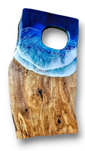 Load image into Gallery viewer, Blue Wave Olive Wood Serving Board
