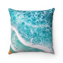 Load image into Gallery viewer, Double Wave Spun Polyester Square Pillow
