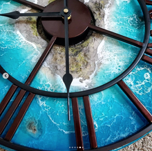 Load image into Gallery viewer, Made-to-Order Resin Island Clock
