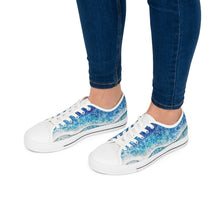 Load image into Gallery viewer, Blue Wave Women&#39;s Low Top Sneakers
