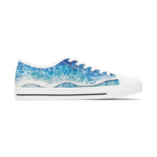 Load image into Gallery viewer, Blue Wave Women&#39;s Low Top Sneakers
