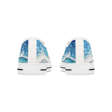 Load image into Gallery viewer, Blue Wave Women&#39;s Low Top Sneakers
