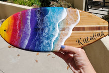 Load image into Gallery viewer, Made-to-Order Surfboard Serving Board
