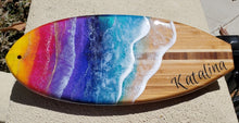 Load image into Gallery viewer, Made-to-Order Surfboard Serving Board
