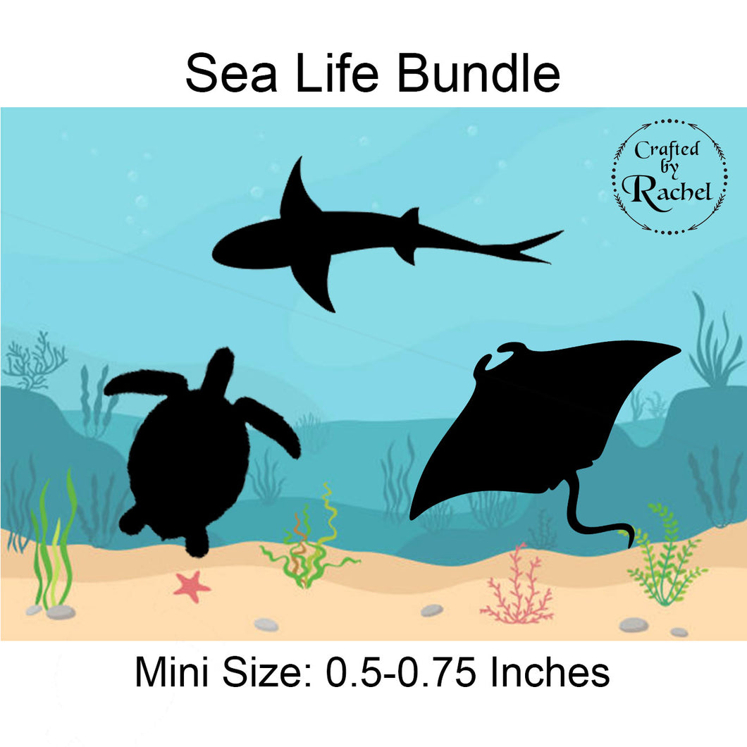 Mini Sea Life Decal Bundle